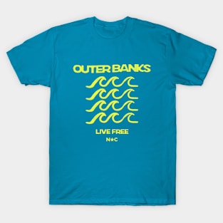 Outer Banks, Live Free, NC T-Shirt